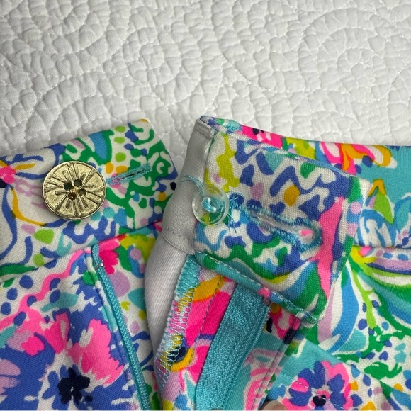 Lilly Pulitzer Vibrant Floral Straight Leg Pants size 8 - Picture 16 of 16